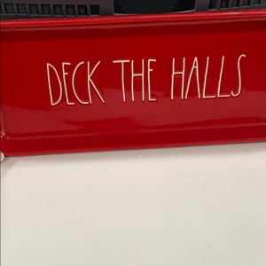 Rae Dunn Deck The Halls tray